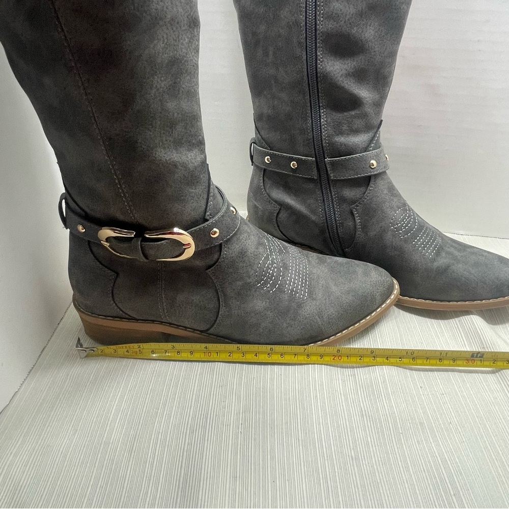 Comfort EST 1946 Western gray dress boots. Size 8. Pre-owned great condition. - Picture 11 of 16